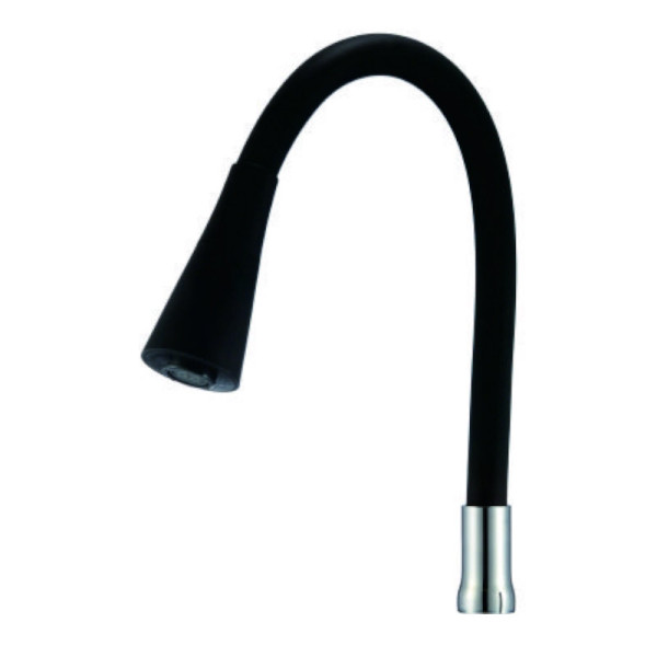Гибкий излив для кухонного смесителя Savol S-MCG01, черный. Фото 1