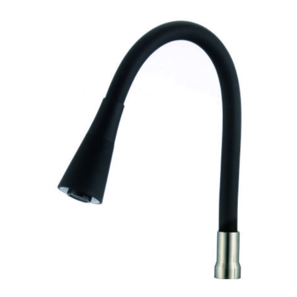 Гибкий излив для кухонного смесителя Savol S-MCG01L, черный. Фото 1