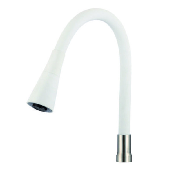 Гибкий излив для кухонного смесителя Savol S-MCG02L, белый. Фото 1