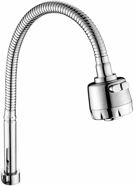 Гибкий излив с 2-х функциональным аэратором. хром. Фото 1