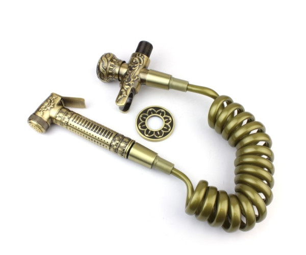 Гигиенический душ без смесителя Bronze de Luxe ROYAL 10235/1, бронза. Фото 3