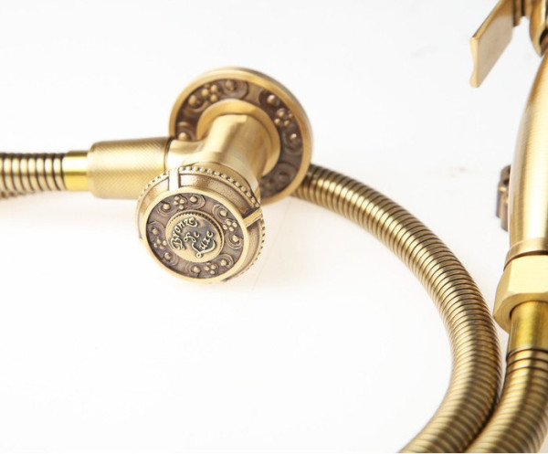 Гигиенический душ без смесителя Bronze de Luxe WINDSOR 10134, бронза. Фото 4