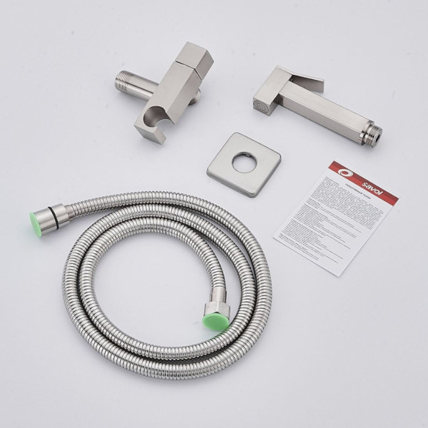 Гигиенический душ без смесителя Savol S-FXQ009L, сатин. Фото 3