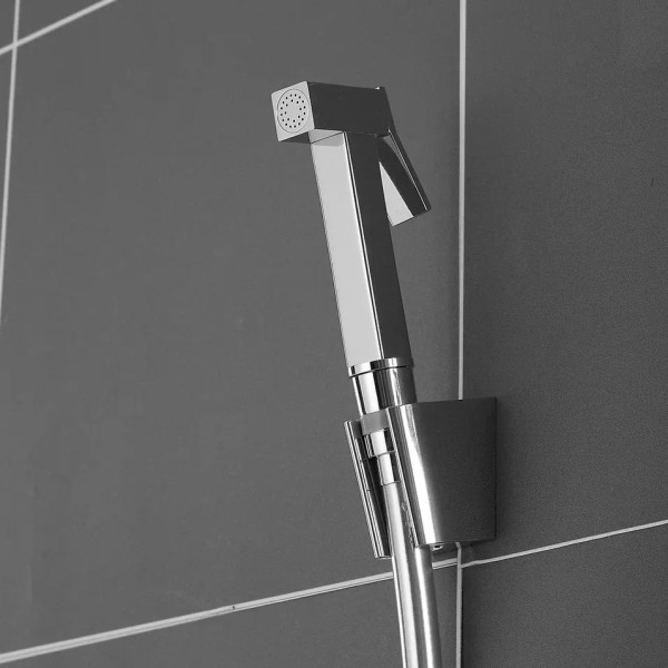 Гигиенический душ с термостатом Rose R105C, белый/хром. Фото 4