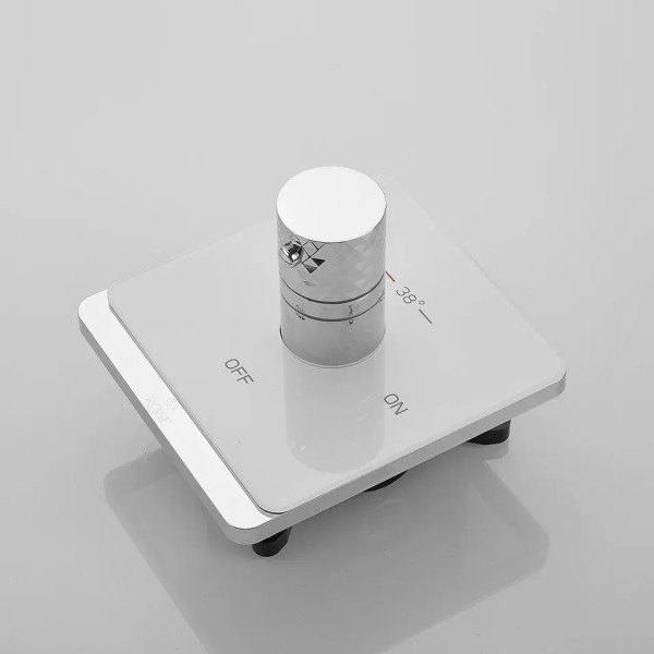 Гигиенический душ с термостатом Rose R105C, белый/хром. Фото 5