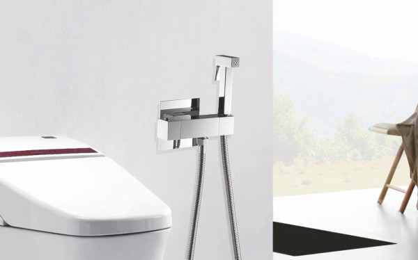 Гигиенический душ с термостатом Rose R965, хром. Фото 3