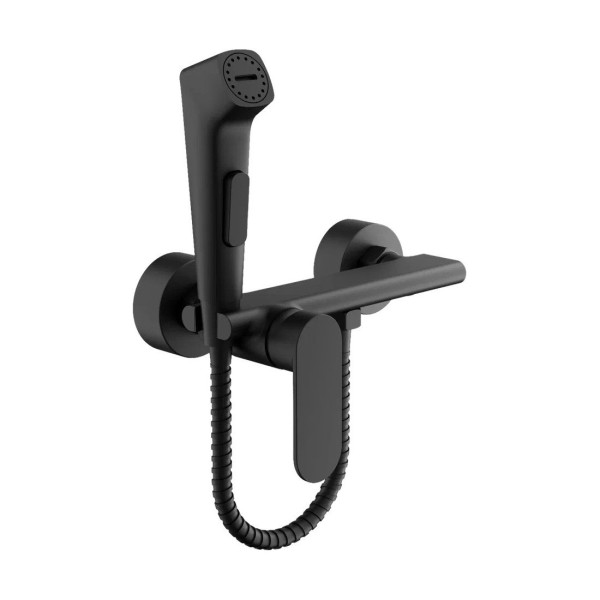 Гигиенический душ со смесителем BELZ B55645-7, черный. Фото 1