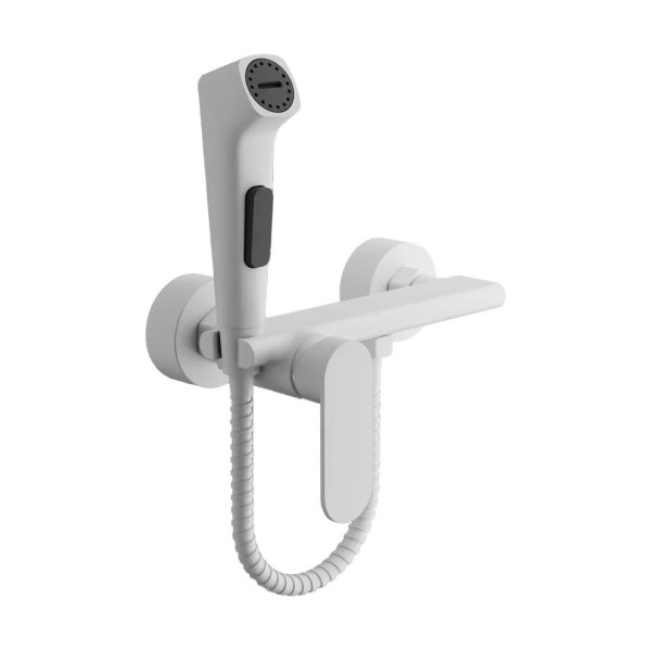 Гигиенический душ со смесителем BELZ B55645-8, белый. Фото 1