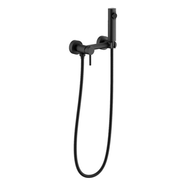 Гигиенический душ со смесителем BELZ B55803-7, черный. Фото 1