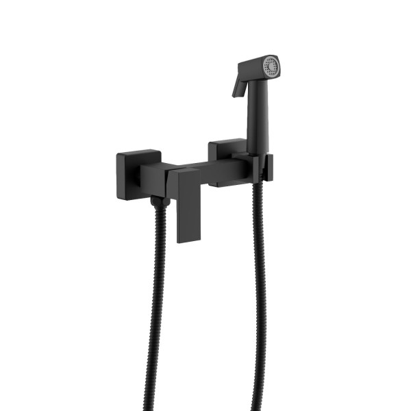 Гигиенический душ со смесителем BELZ B55806-7, черный. Фото 1