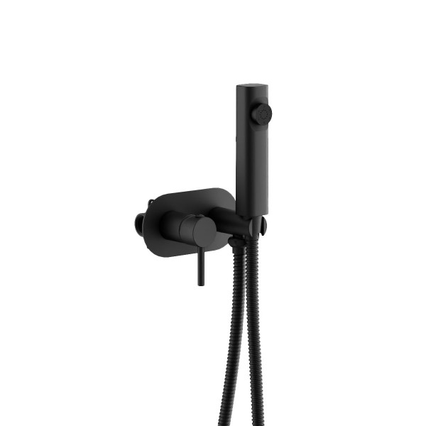 Гигиенический душ со смесителем BELZ B55807-7, черный. Фото 1