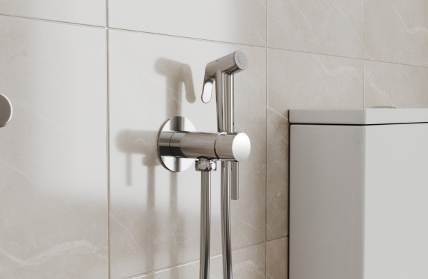 Гигиенический душ со смесителем Bravat D9151CP-ENG, хром. Фото 5