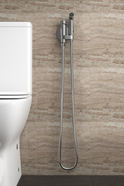 Гигиенический душ со смесителем Bravat Eler D9137CP-RUS, хром. Фото 5