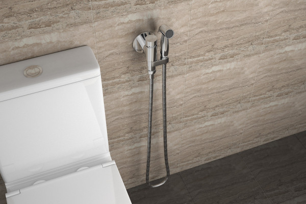 Гигиенический душ со смесителем Bravat Eler D9137CP-RUS, хром. Фото 6