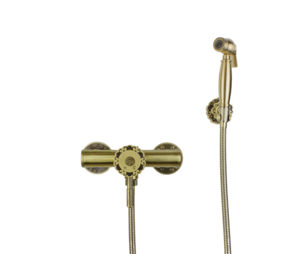 Гигиенический душ со смесителем Bronze de Luxe WINDSOR 10133, бронза. Фото 3