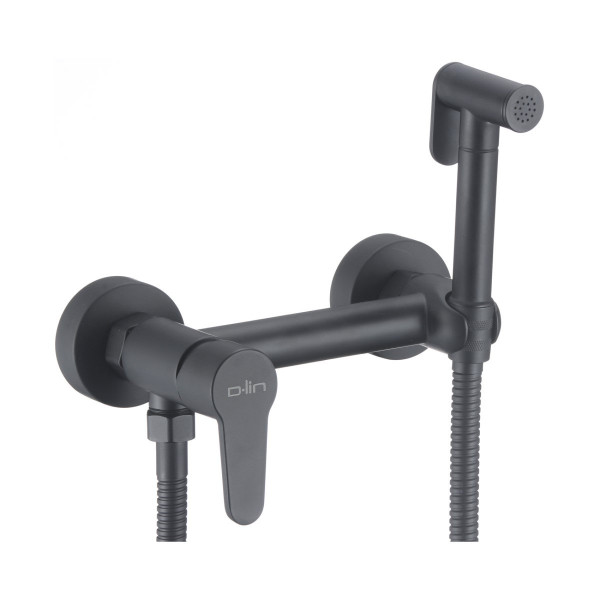 Гигиенический душ со смесителем D-Lin D180202-A, черный. Фото 1