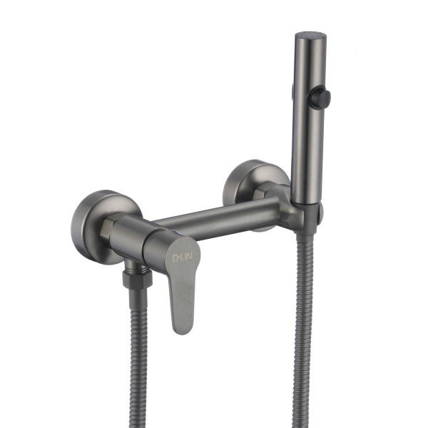 Гигиенический душ со смесителем D-Lin D180202-S, графит. Фото 1