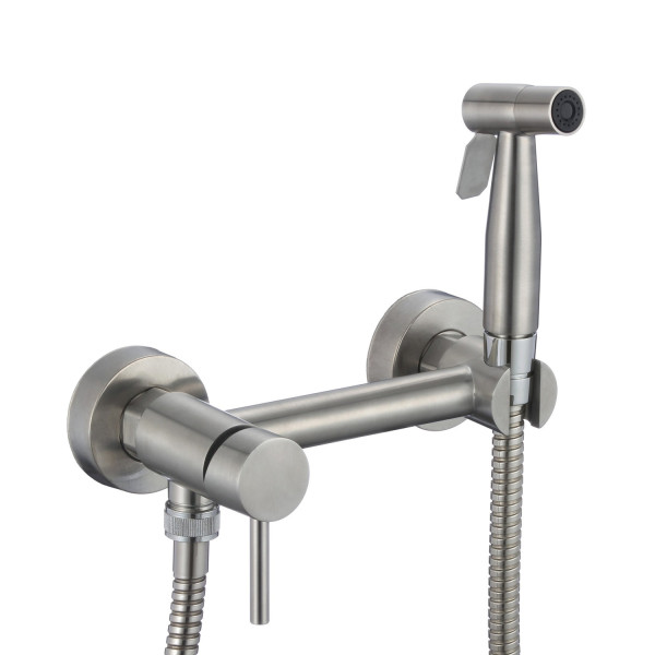 Гигиенический душ со смесителем D-Lin H180203, сатин. Фото 1