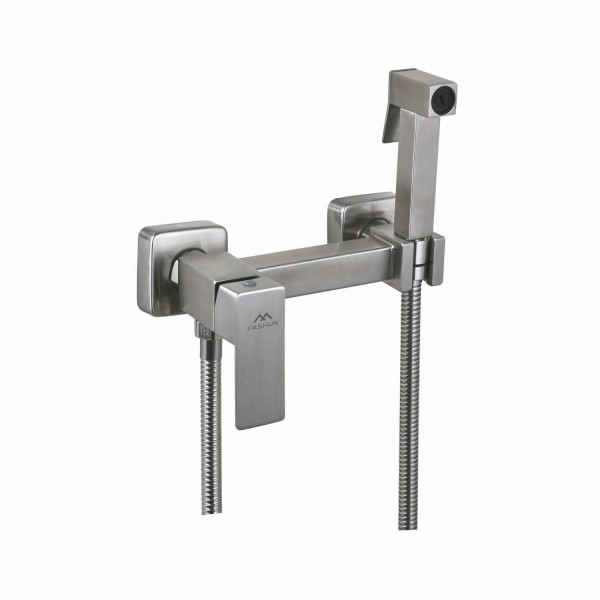Гигиенический душ со смесителем FASHUN A57504, сатин. Фото 1