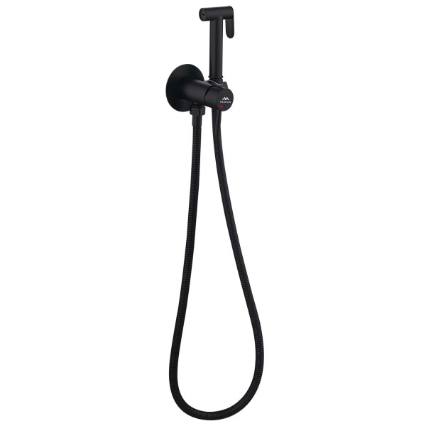 Гигиенический душ со смесителем FASHUN A57803-7, чёрный. Фото 1