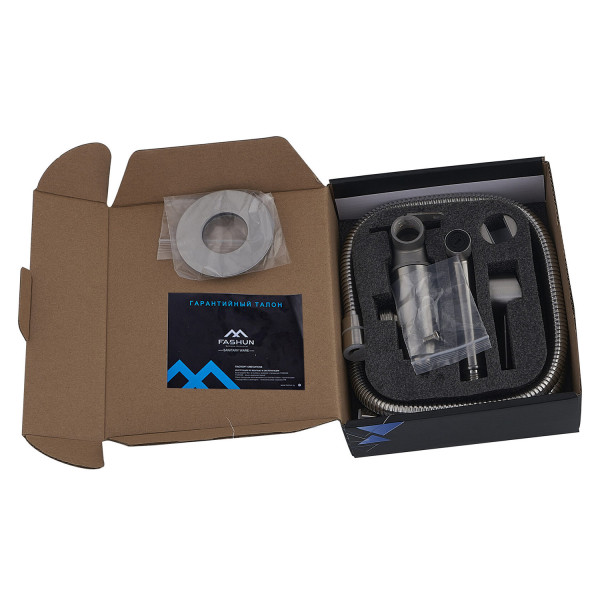 Гигиенический душ со смесителем FASHUN A57803, сатин. Фото 4