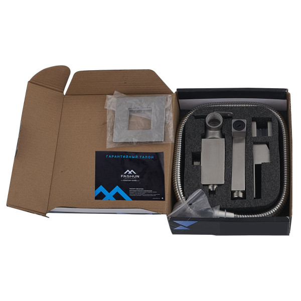 Гигиенический душ со смесителем FASHUN A57804, сатин. Фото 4