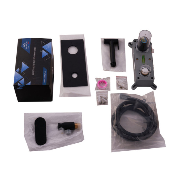 Гигиенический душ со смесителем FASHUN A7585-7, чёрный. Фото 4