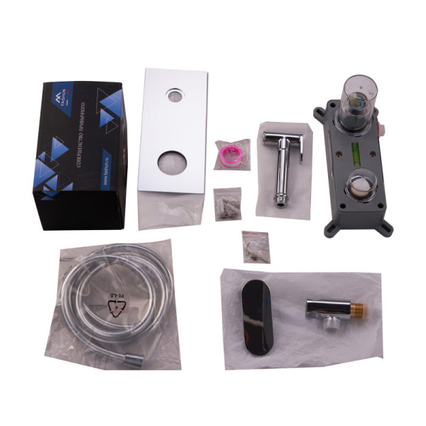 Гигиенический душ со смесителем FASHUN A7585, хром. Фото 4