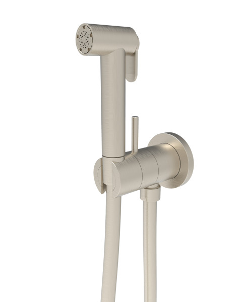 Гигиенический душ со смесителем Graffio Stella KSPAT101-07NS, брошированный никель. Фото 1