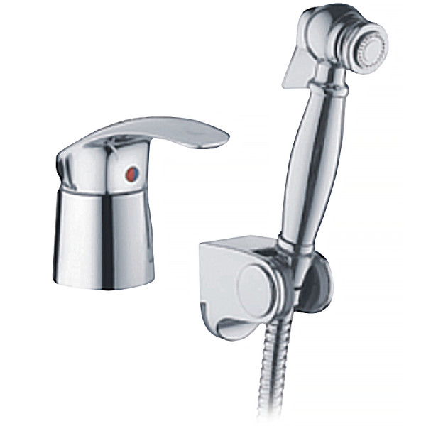 Гигиенический душ со смесителем Haiba HB1221-2, хром. Фото 1