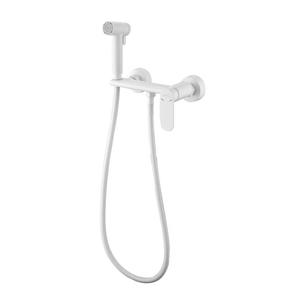 Гигиенический душ со смесителем Haiba HB5516-8, белый. Фото 1