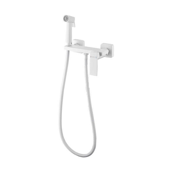 Гигиенический душ со смесителем Haiba HB5517-8, белый. Фото 1