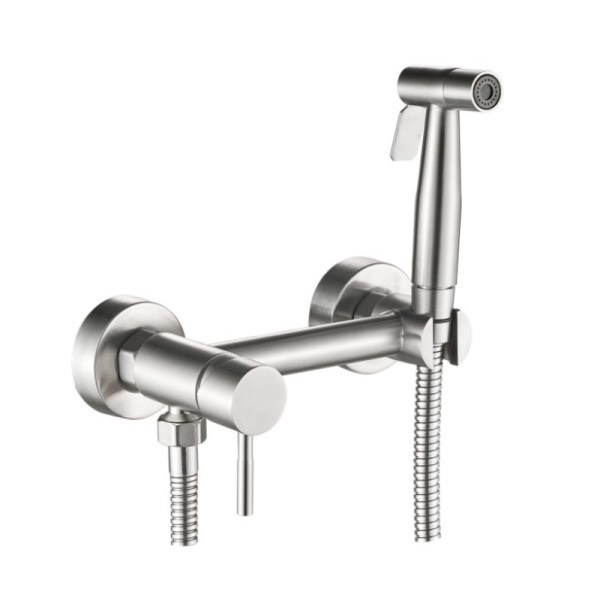 Гигиенический душ со смесителем Haiba HB5520, сталь. Фото 1