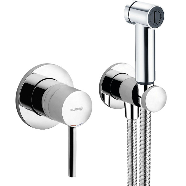 Гигиенический душ со смесителем Kludi Bozz хром (389980576). Фото 1