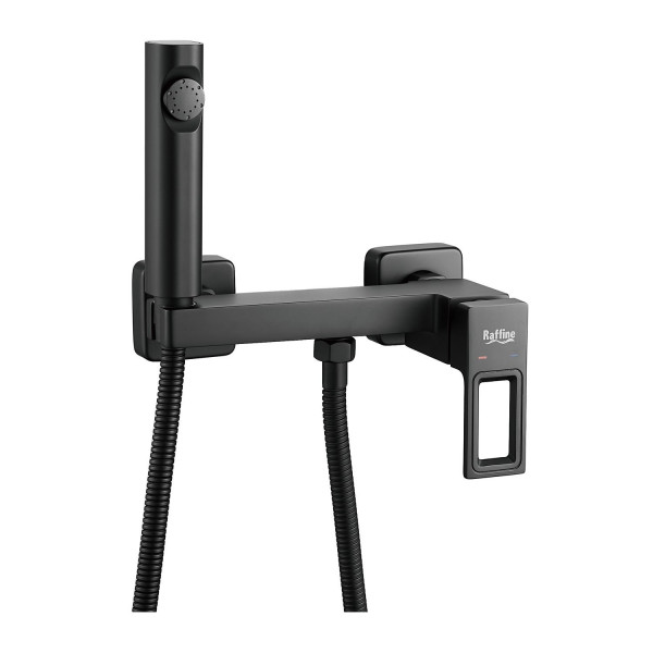 Гигиенический душ со смесителем Raffine F0596H-1, черный. Фото 1