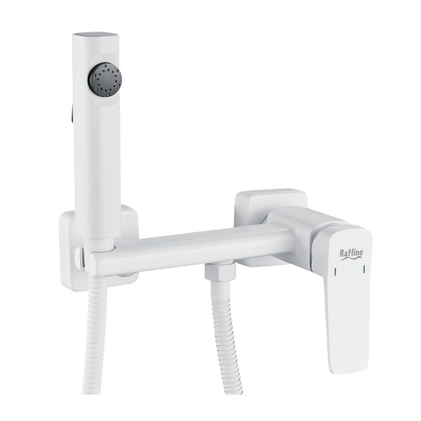 Гигиенический душ со смесителем Raffine F0599C-1, белый. Фото 1