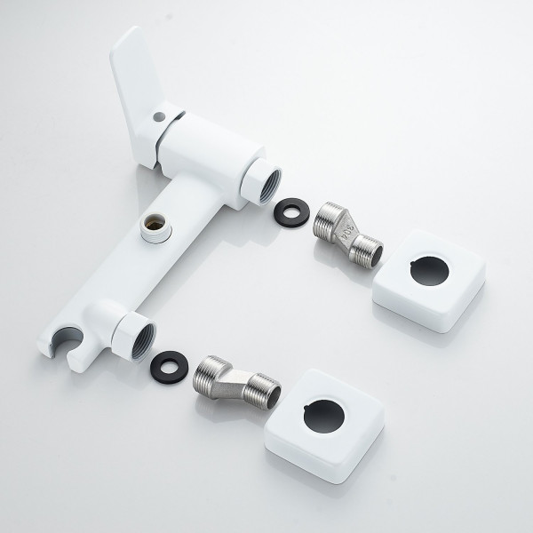 Гигиенический душ со смесителем Raffine F0599C-1, белый. Фото 3