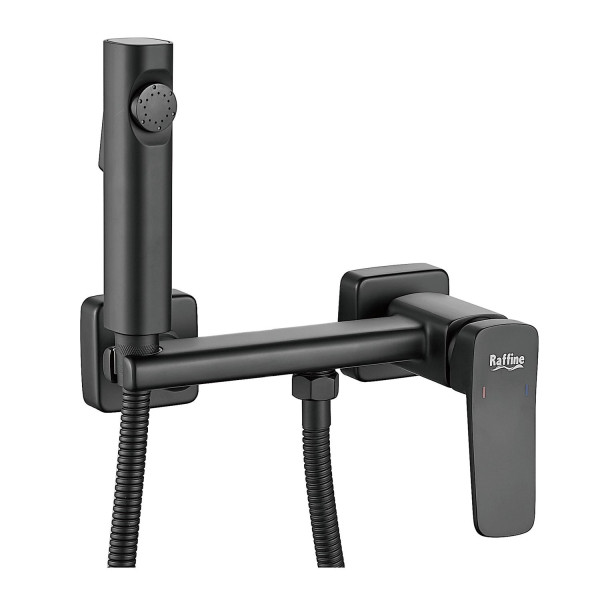 Гигиенический душ со смесителем Raffine F0599H-1, черный. Фото 1