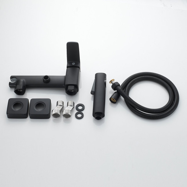 Гигиенический душ со смесителем Raffine F0599H-1, черный. Фото 3