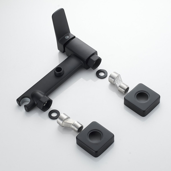 Гигиенический душ со смесителем Raffine F0599H-1, черный. Фото 4