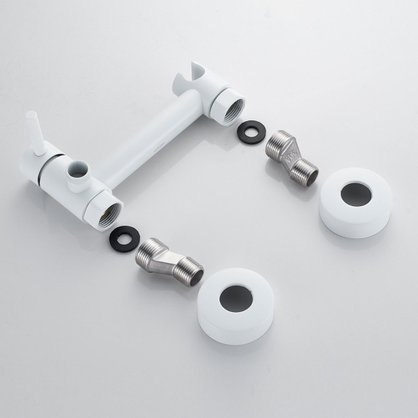 Гигиенический душ со смесителем Raffine F207C, белый. Фото 5