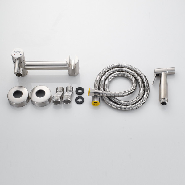 Гигиенический душ со смесителем Raffine F207L, сатин. Фото 3