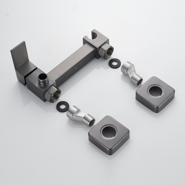 Гигиенический душ со смесителем Raffine F237T, оружейная сталь. Фото 5