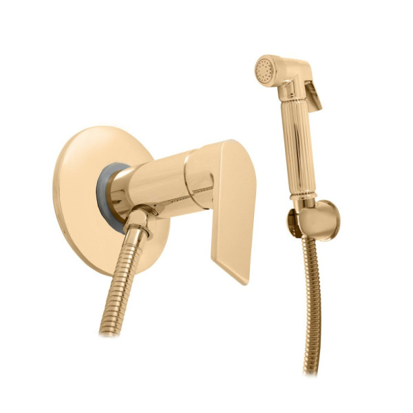Гигиенический душ со смесителем Rav Slezak COLORADO CO147/1Z, золото. Фото 1