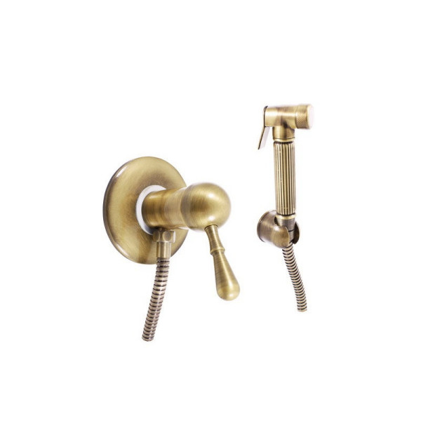 Гигиенический душ со смесителем Rav Slezak LABE L447SM, бронза. Фото 1