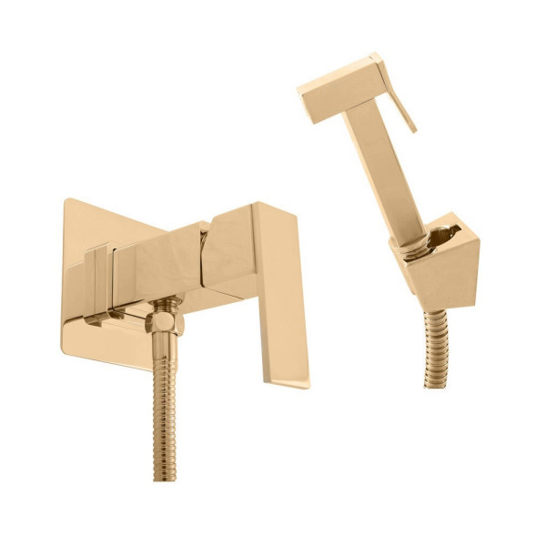 Гигиенический душ со смесителем Rav Slezak Loira LR547/1Z, золото. Фото 1