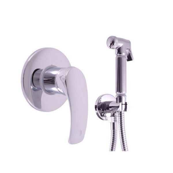 Гигиенический душ со смесителем Rav Slezak Mississippi MS042/1, хром. Фото 1