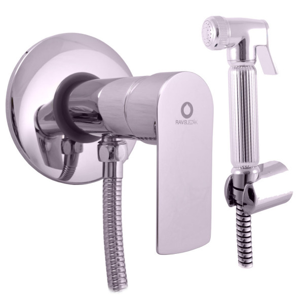 Гигиенический душ со смесителем Rav Slezak VLTAVA VT447/1, хром. Фото 1