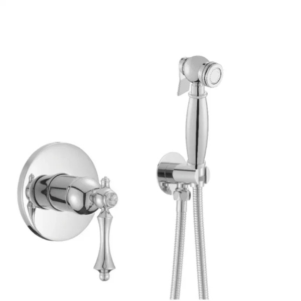 Гигиенический душ со смесителем Rose R0105, хром. Фото 1