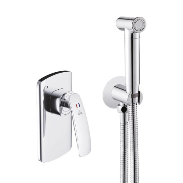 Гигиенический душ со смесителем Rose R1105, хром. Фото 1